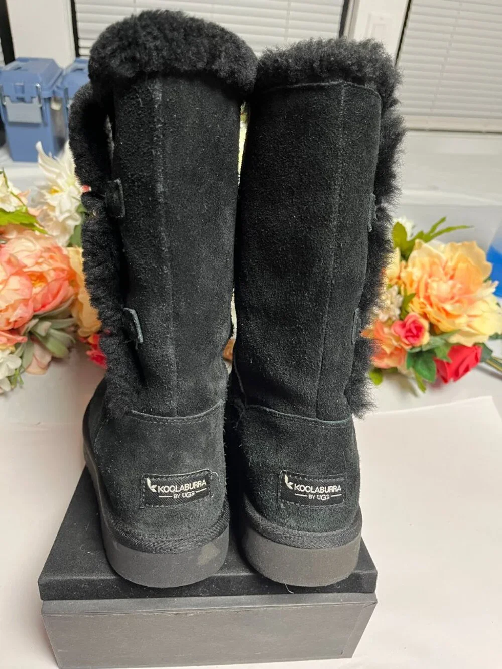 Koolaburra by UGG Victoria Tall Boots Black Size 7